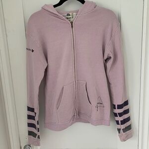 Vintage Free City Zip Up Hoodie Sweatshirt